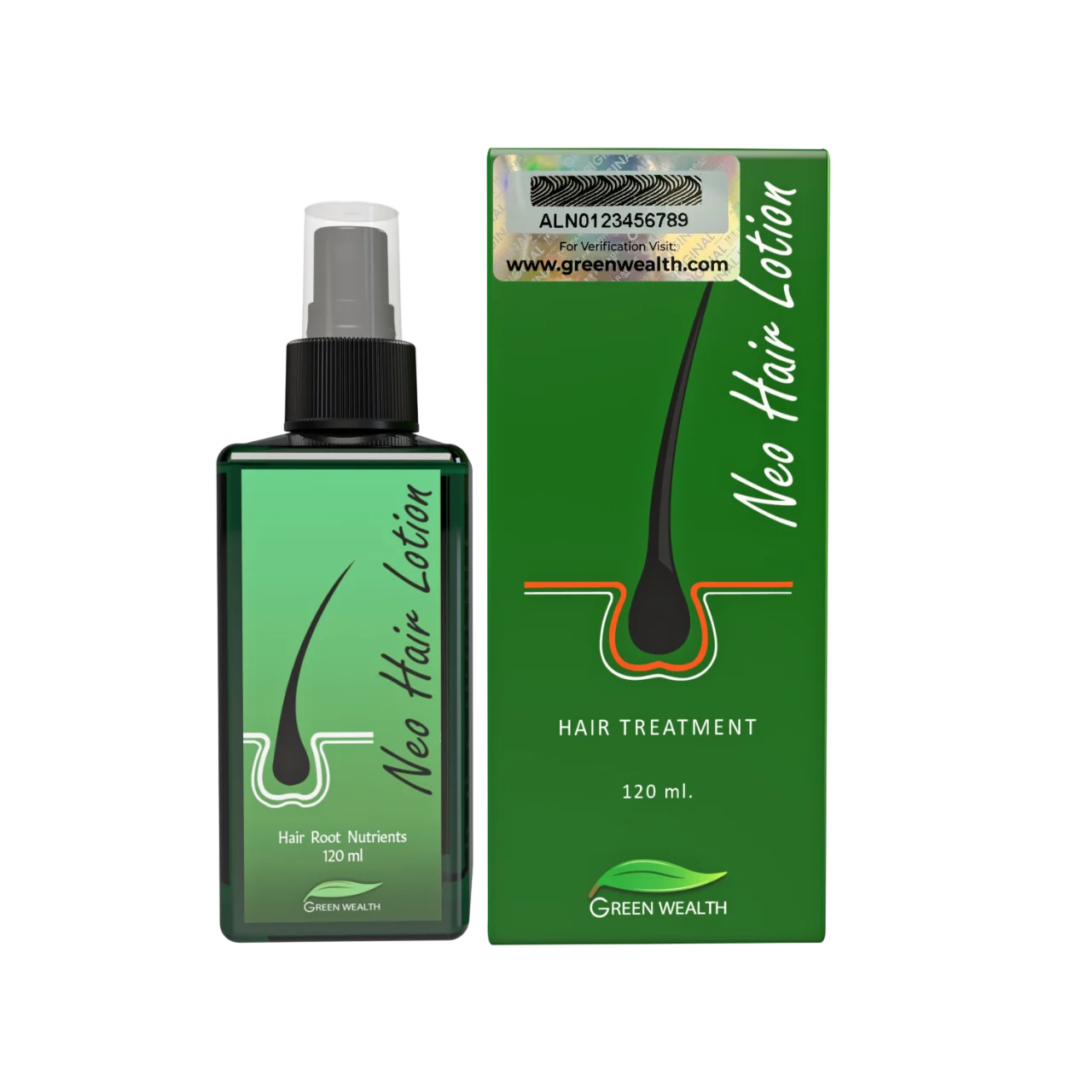 Green Wealth Neo Hair Lotion & Neo Hair Shampoo Combo - Image 2